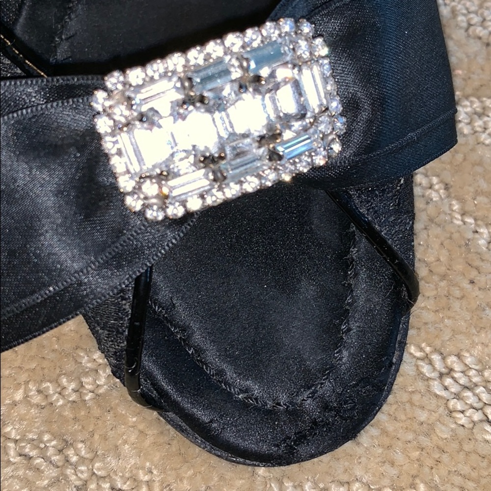 Black heels diamond bow- Dolce & Gabbana - Picture 6 of 8